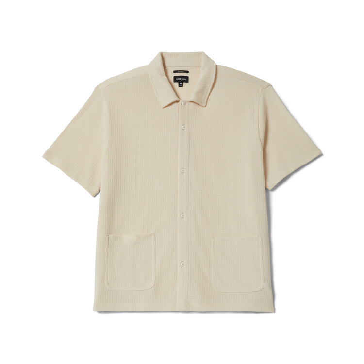 Brixton Brixton Poolside S/S Knit (Mens) | Off White