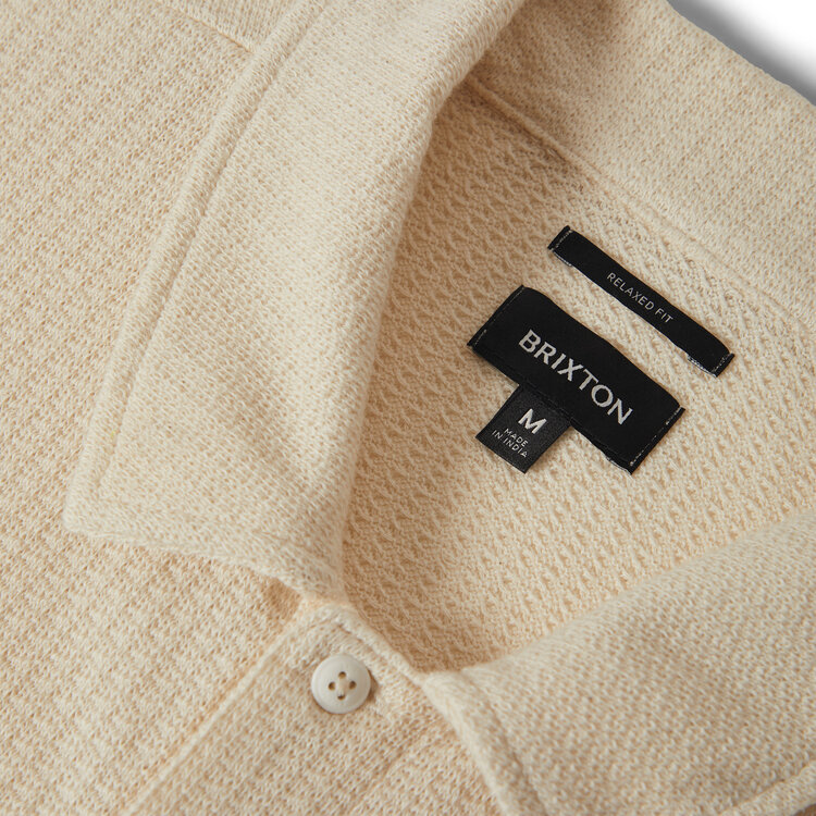 Brixton Brixton Poolside S/S Knit (Mens) | Off White