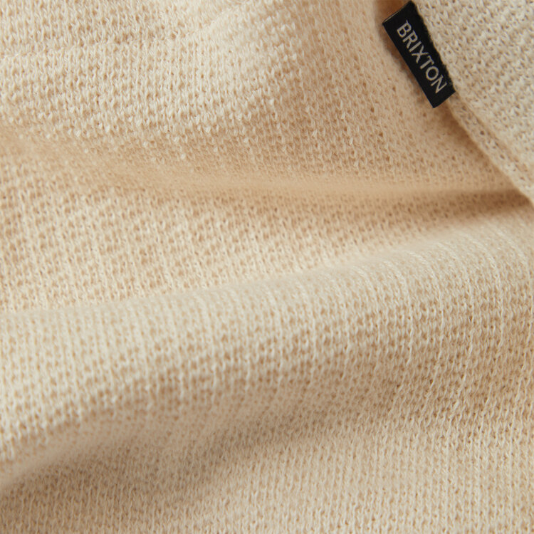 Brixton Brixton Poolside S/S Knit (Mens) | Off White