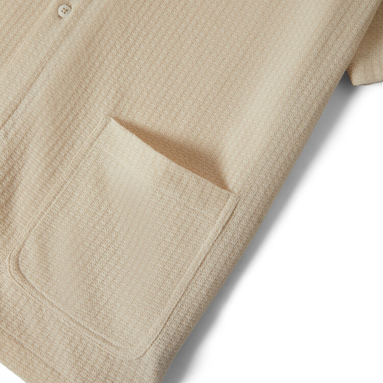 Brixton Brixton Poolside S/S Knit (Mens) | Off White