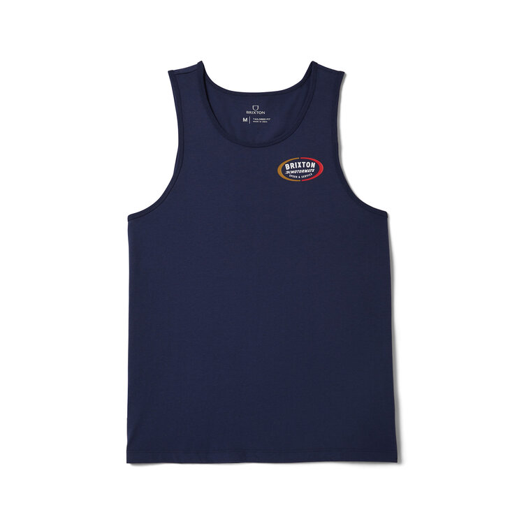 Brixton Brixton Rhett Tank Top (Mens) | Washed Navy
