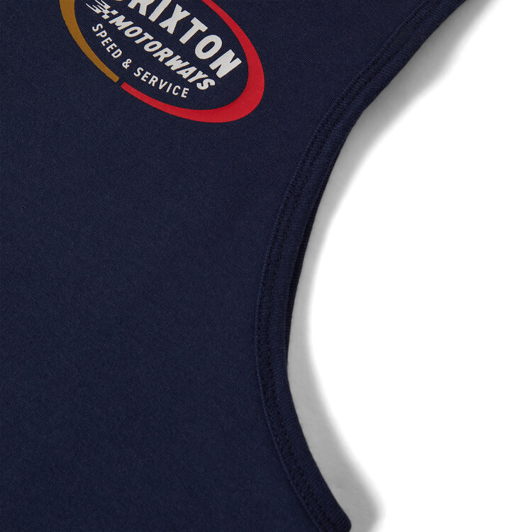 Brixton Brixton Rhett Tank Top (Mens) | Washed Navy