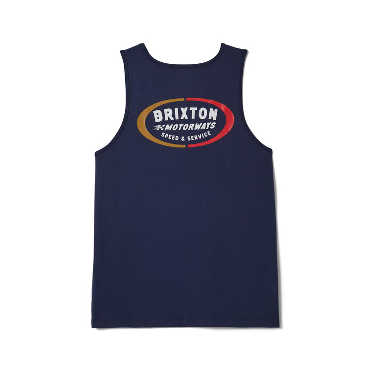 Brixton Brixton Rhett Tank Top (Mens) | Washed Navy