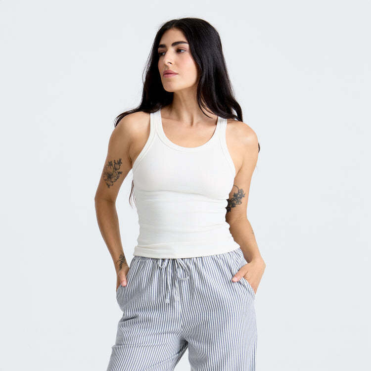 Roark Roark Wind Worn Tank (Womens) | Bone