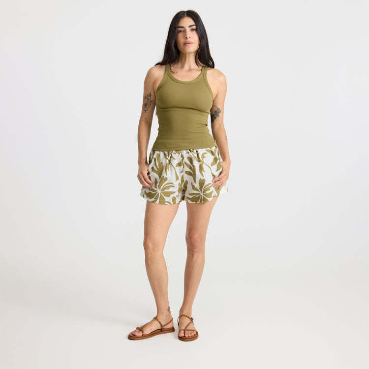 Roark Roark Wind Worn Tank (Womens) | Dusty Olive