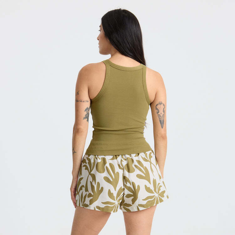 Roark Roark Wind Worn Tank (Womens) | Dusty Olive