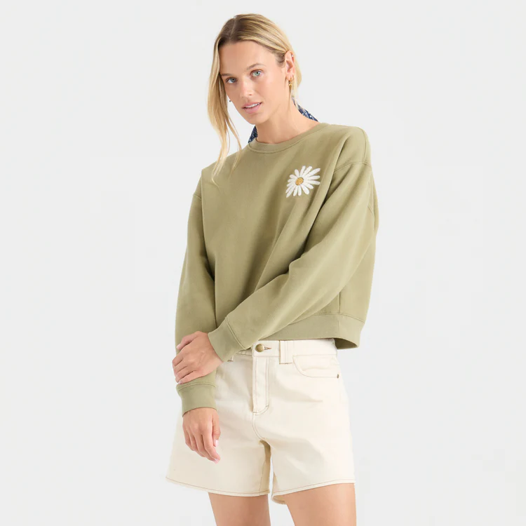 Roark Roark Port Fleece (Womens) | Dusty Olive