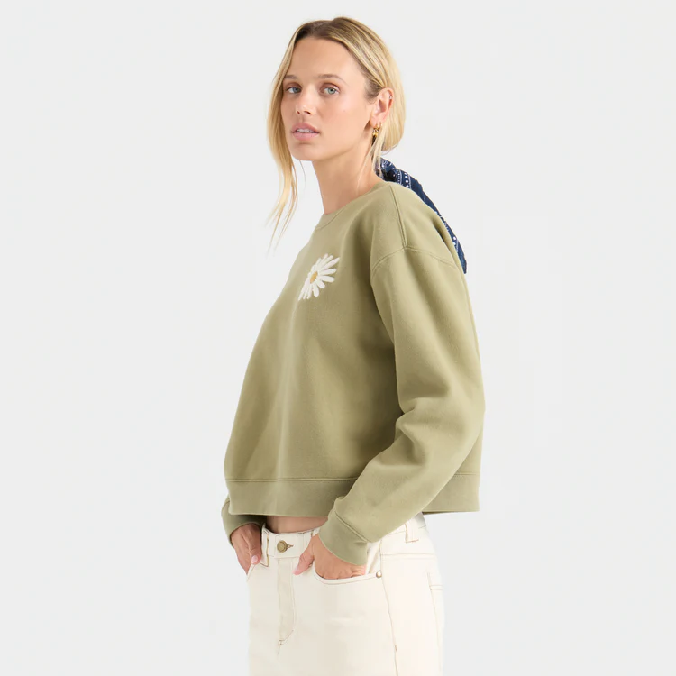 Roark Roark Port Fleece (Womens) | Dusty Olive