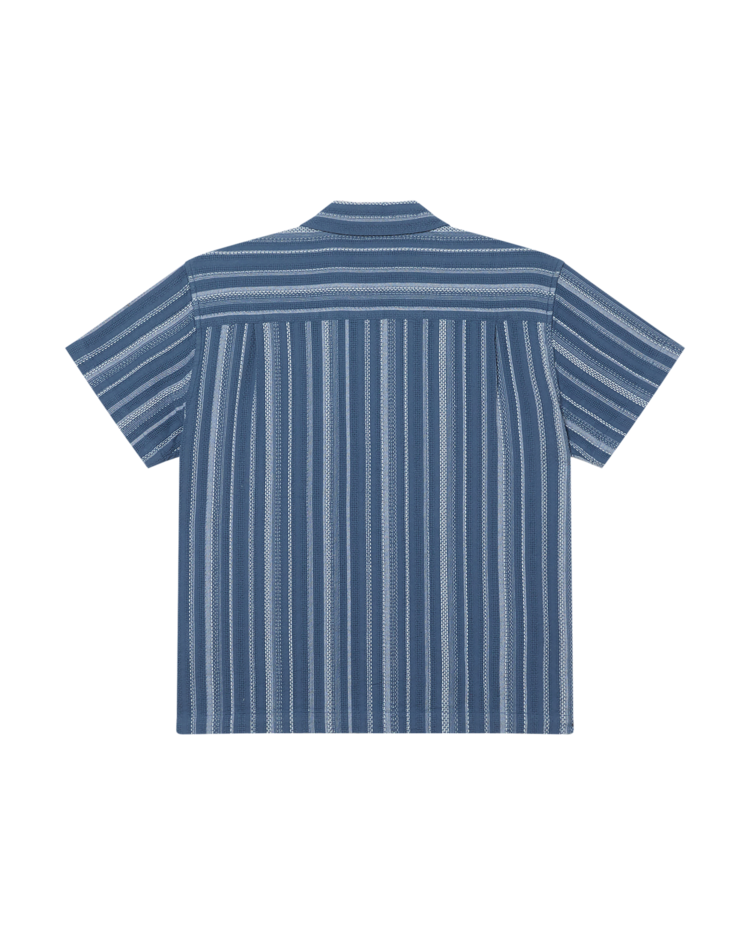 Obey Obey Hugh Woven Ss (Mens) | Dull Blue Multi