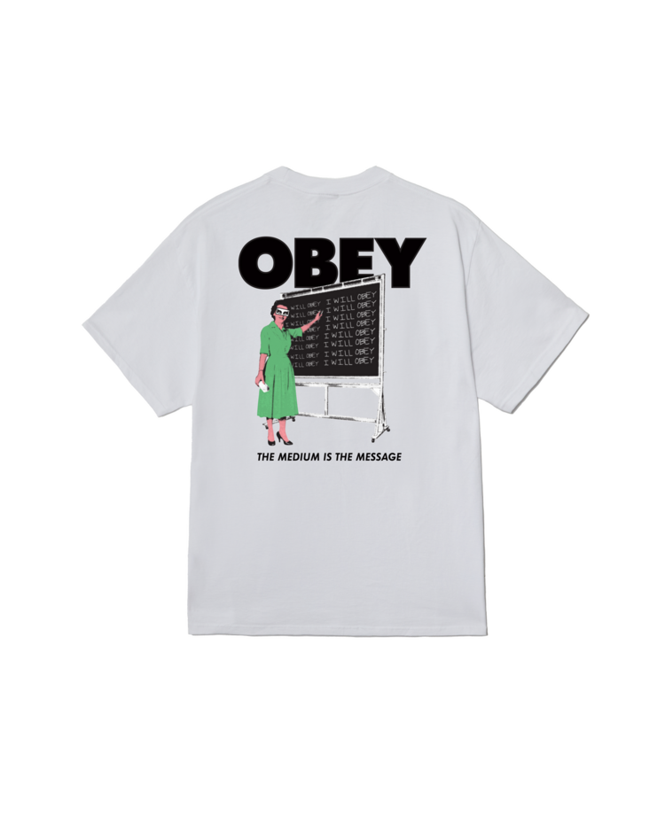 Obey Obey I Will Obey Tee (Mens) | White