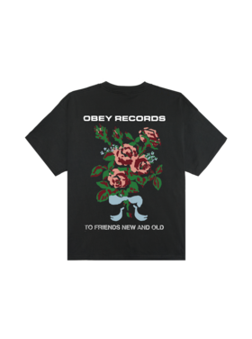 Obey Obey To New Friends And Old Hw Box Tee (Mens) | Vintage Black