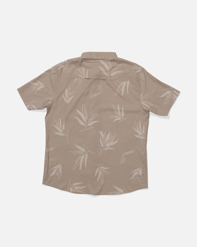 Salty Crew Salty Crew Flagship Uv Button Up (Mens) | Dark Khaki