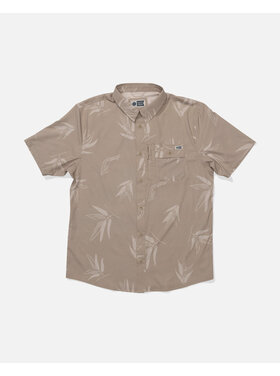 Salty Crew Salty Crew Flagship Uv Button Up (Mens) | Dark Khaki
