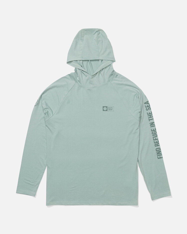Salty Crew Salty Crew Mariner Lite Uv Hood (Mens) | Marine