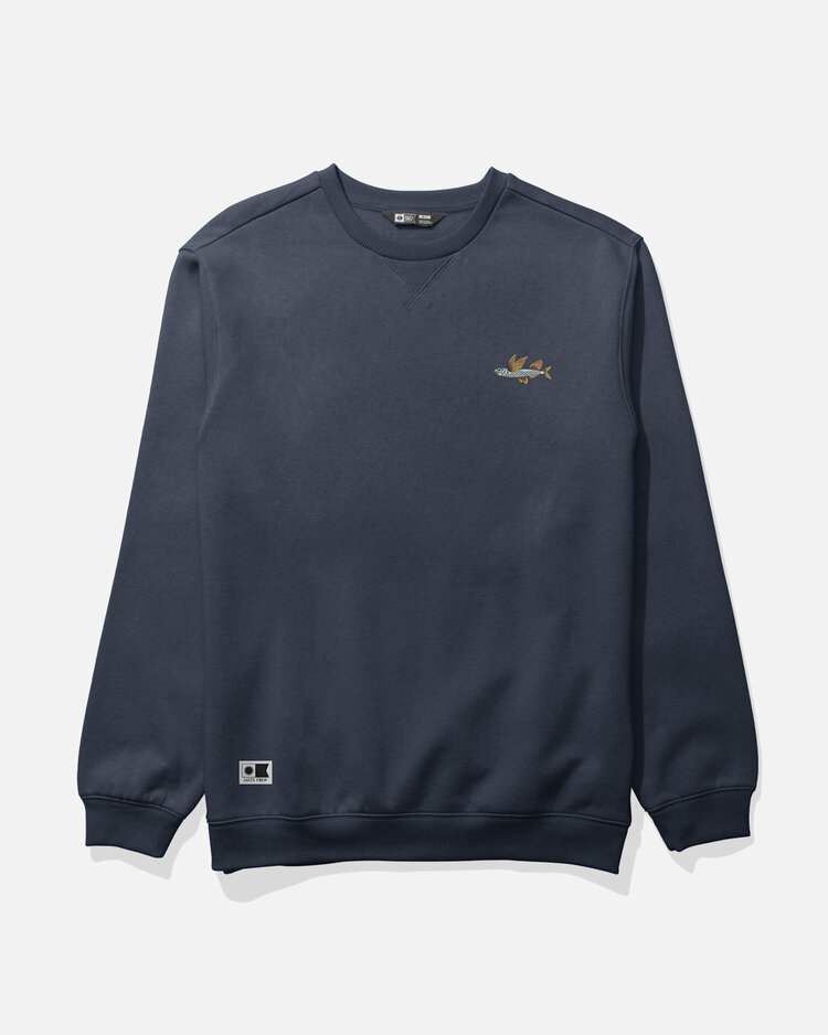Salty Crew Salty Crew Worn In Crew Fleece (Mens) | Navy