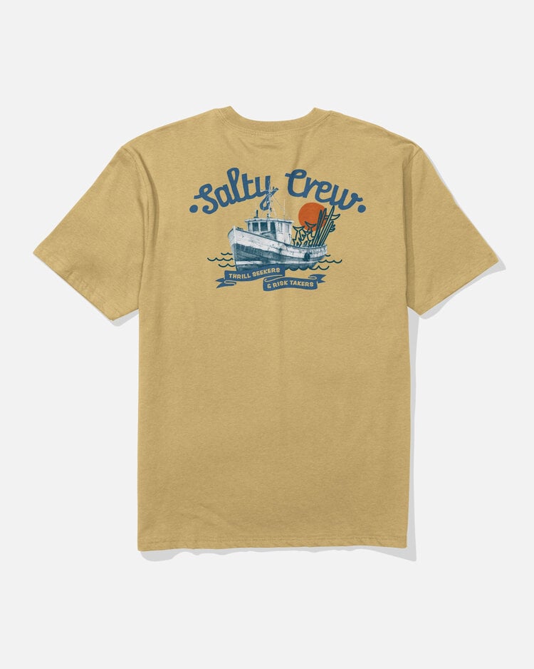 Salty Crew Salty Crew Hauler Classic Tee (Mens) | Mineral Yellow