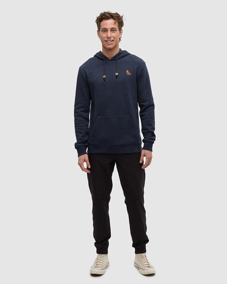 Tentree Tentree Sasquatch Hoodie (Mens) | Midnight Blue Htr/Adirondack