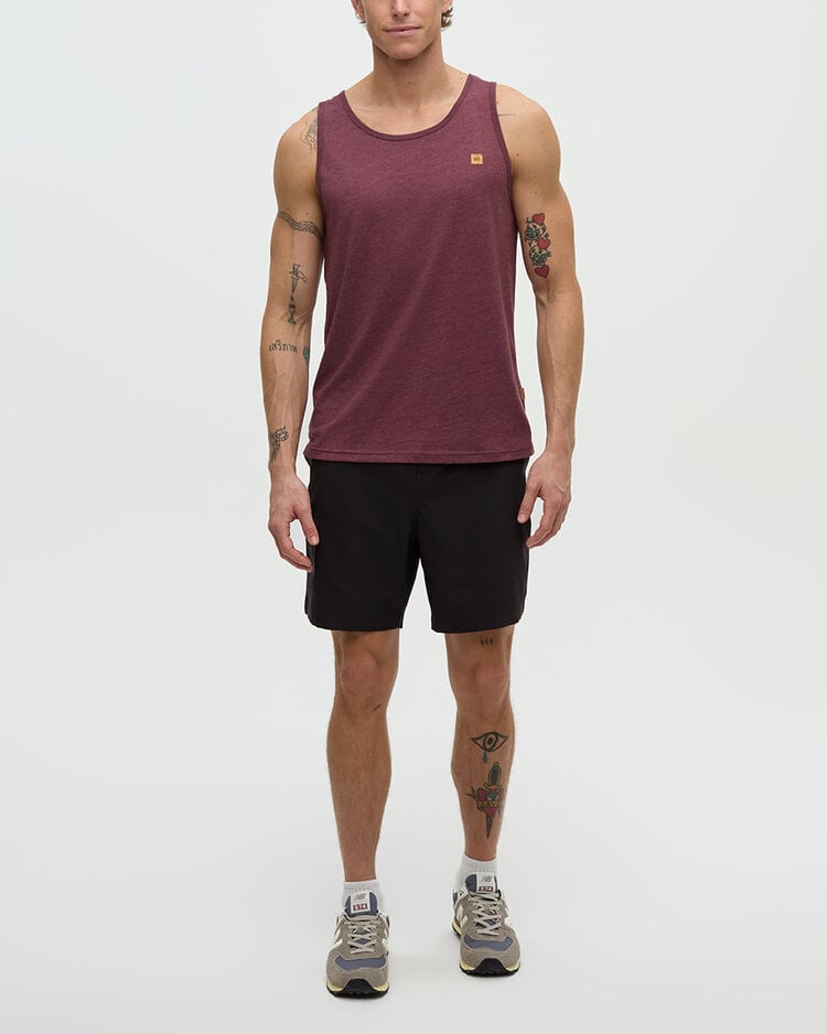 Tentree Tentree Pender Tank (Mens) | Rosewood Fleck