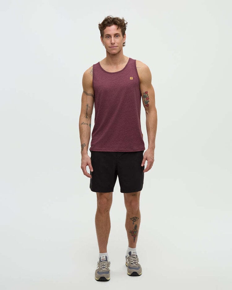 Tentree Tentree Pender Tank (Mens) | Rosewood Fleck
