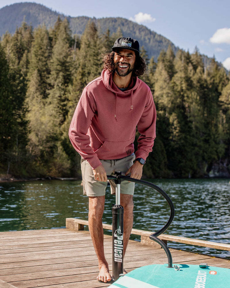 Tentree Tentree Getaway Relaxed Hoodie (Mens) | Rosewood/Graphite