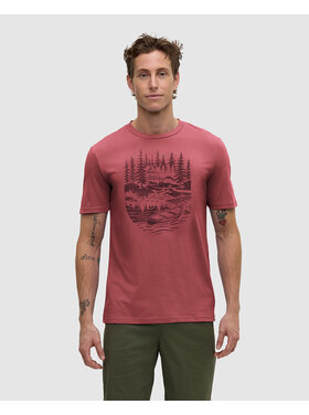 Tentree Tentree Getaway Tee (Mens) | Rosewood/Graphite