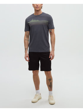 Tentree Tentree Retro Treeline Tee (Mens) | Graphite/Light Moss