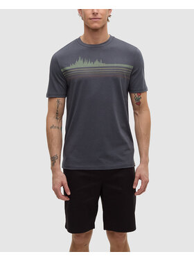 Tentree Tentree Retro Treeline Tee (Mens) | Graphite/Light Moss