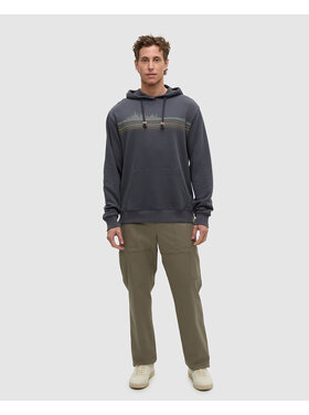 Tentree Tentree Retro Treeline Relaxed Hoodie (Mens) | Graphite/Light Moss