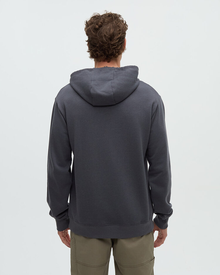 Tentree Tentree Retro Treeline Relaxed Hoodie (Mens) | Graphite/Light Moss