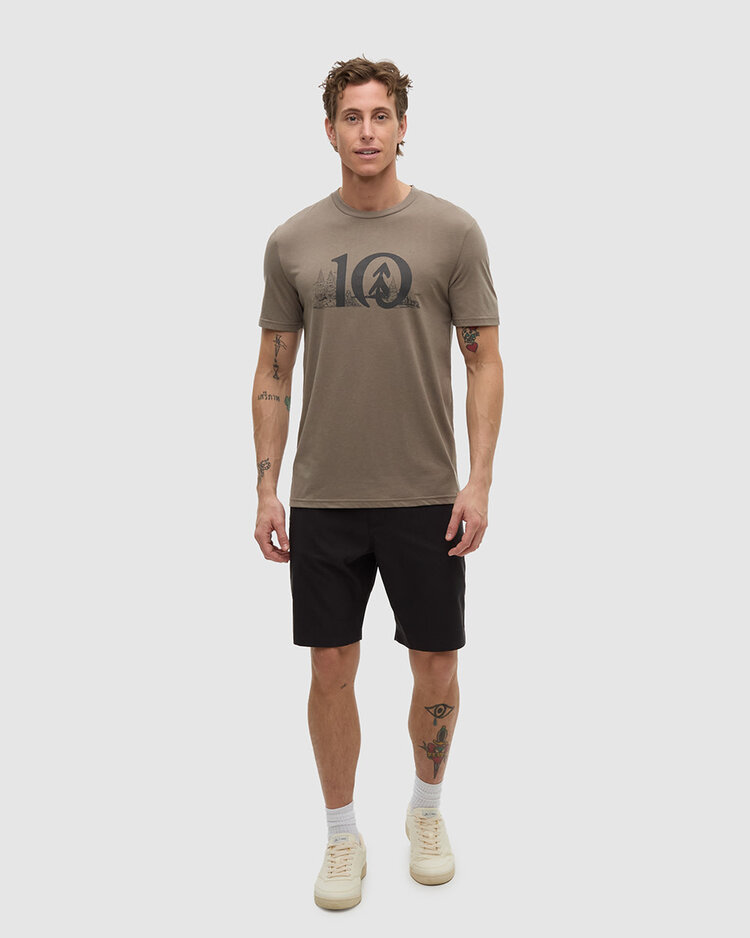 Tentree Tentree Lake Life Logo Tee (Mens) | Clay/Graphite