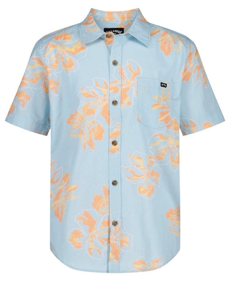 Billabong Billabong Sundays Ss Shirt (Youth) | Mist Blue