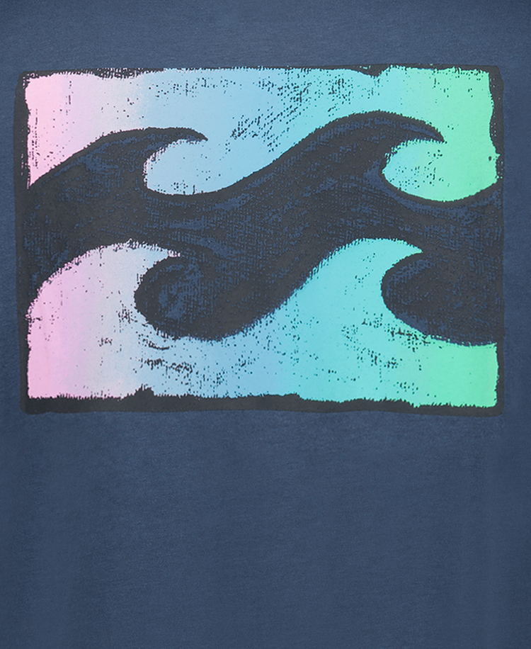 Billabong Billabong Crayon Wave Ss (Youth) | Denim