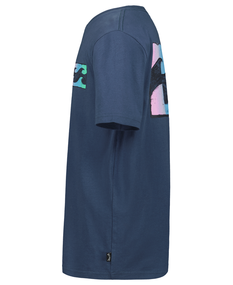 Billabong Billabong Crayon Wave Ss (Youth) | Denim