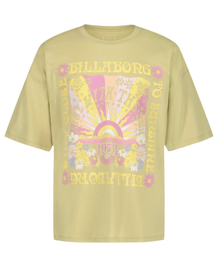 Billabong Billabong Sunshine Oversized T-Shirt (Youth) | Sage Green