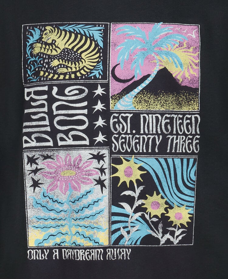 Billabong Billabong Daydream Oversized T-Shirt (Youth) | Black Sands