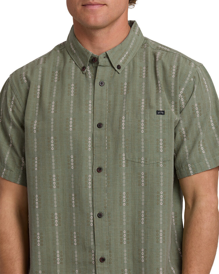 Billabong Billabong All Day Jacquard Ss (Mens) | Granite Green