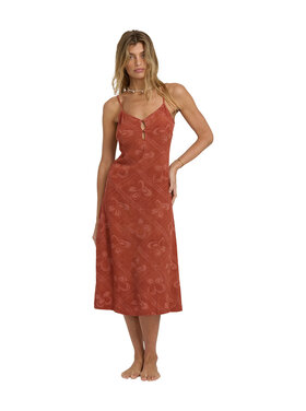 Billabong Billabong Fresh Daze Midi Dress (Womens) | Dark Chino