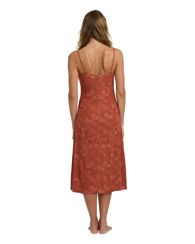 Billabong Billabong Fresh Daze Midi Dress (Womens) | Dark Chino