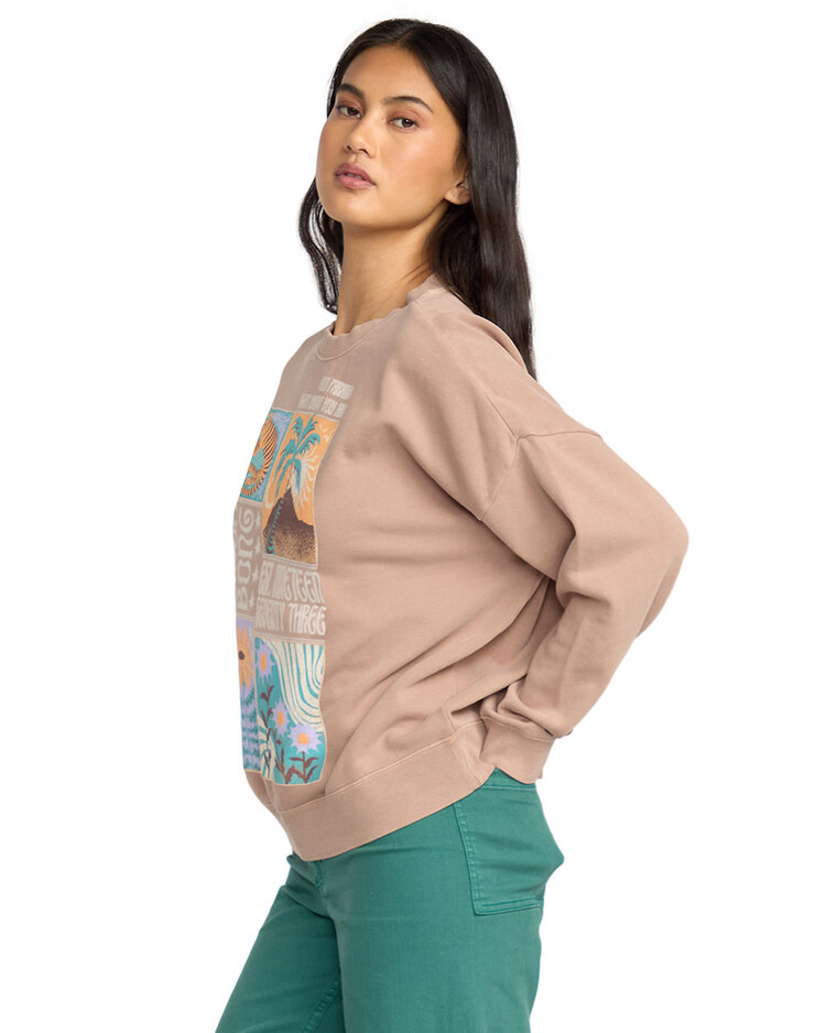 Billabong Billabong Echo Crew Fleece (Womens) | Dusty Trails