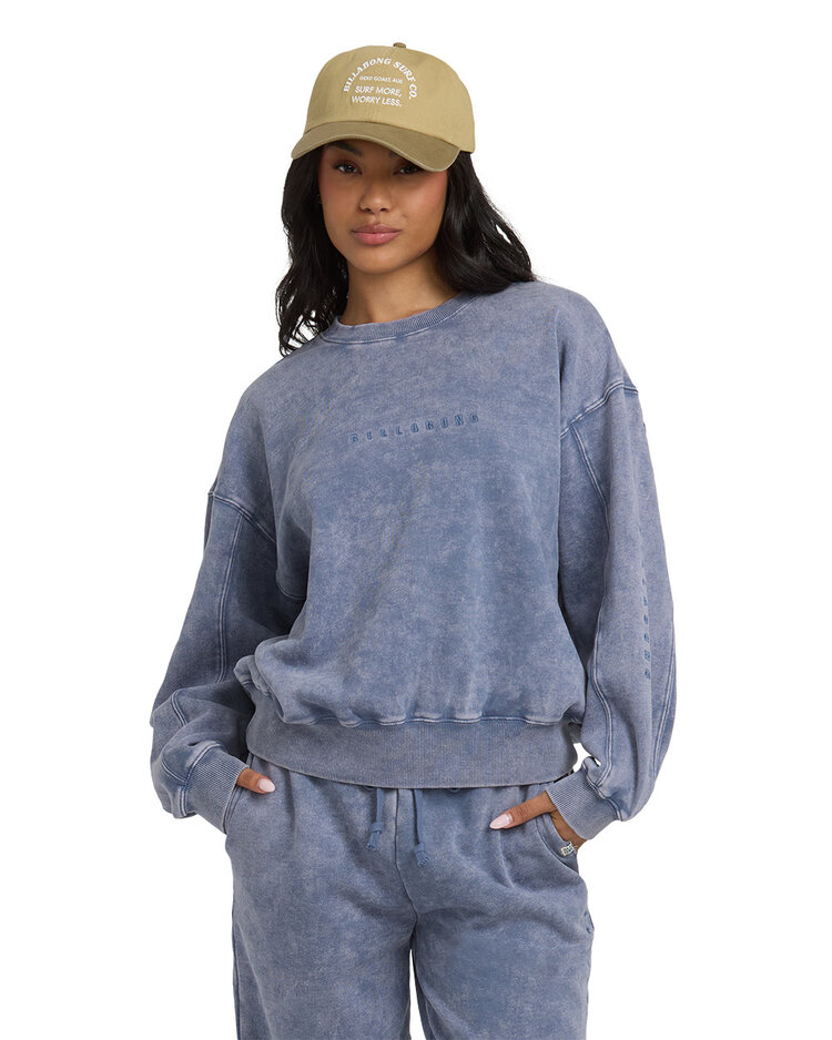 Billabong Billabong Saltwashed Kendal Crew Fleece (Womens) | Sunbleached