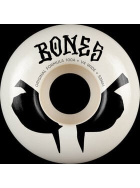 Bones Bones Og V4 Wides 100A Wheels | White