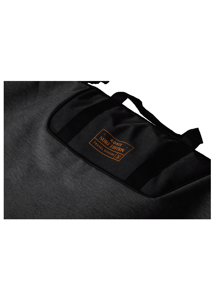 Ronix Ronix Dempsey Surf Case W/3D Fin Box 2025 | Charcoal/Orange