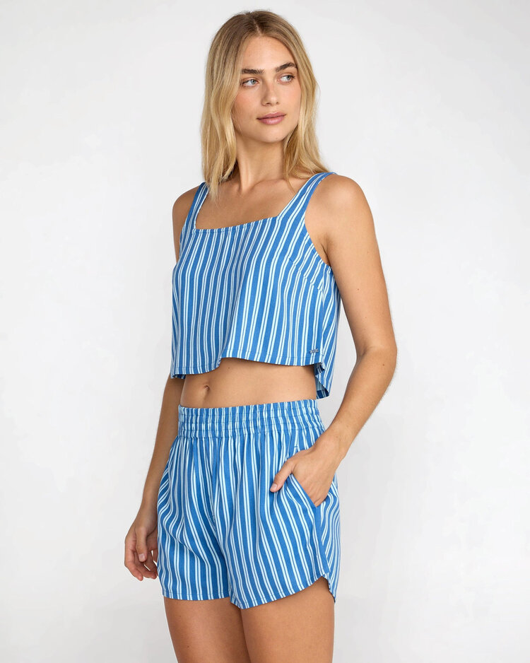 RVCA Rvca Mikey Boxer Short (Womens) | Blue Relic