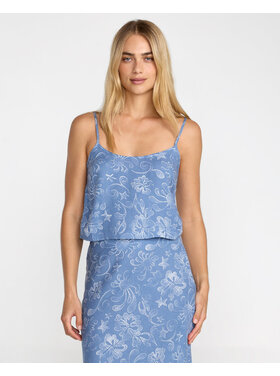 RVCA Rvca Lauryn Alvarez Subaloha Top (Womens) | Light Blue