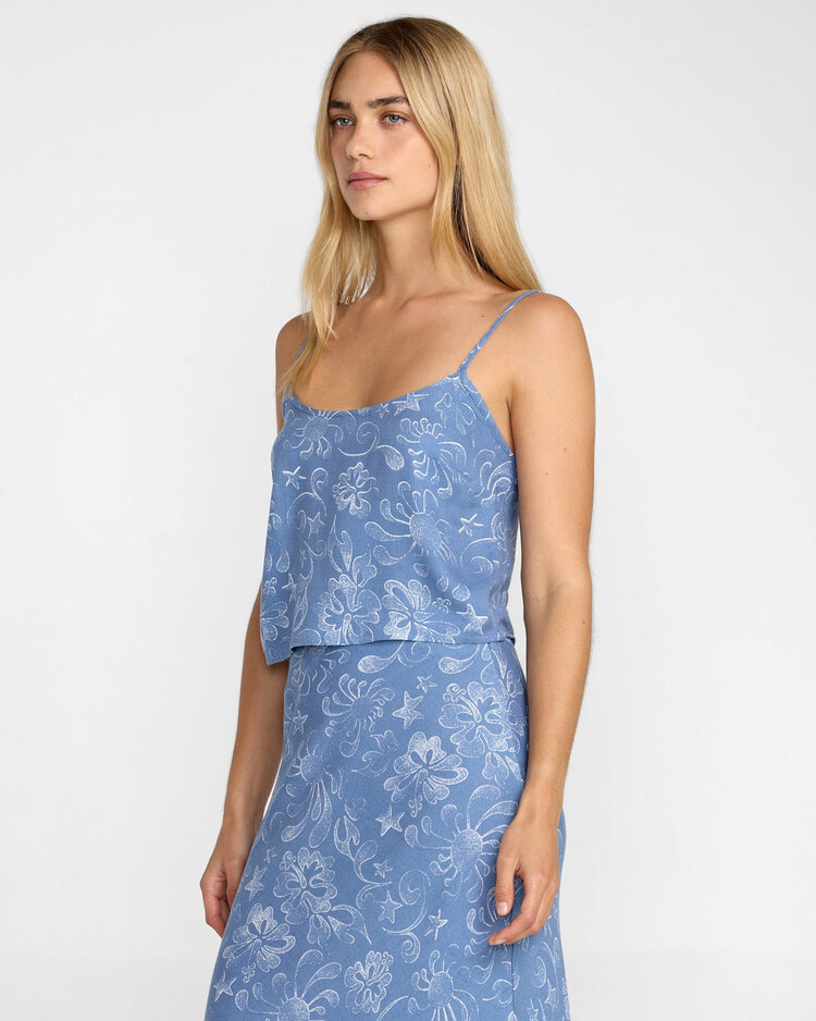 RVCA Rvca Lauryn Alvarez Subaloha Top (Womens) | Light Blue