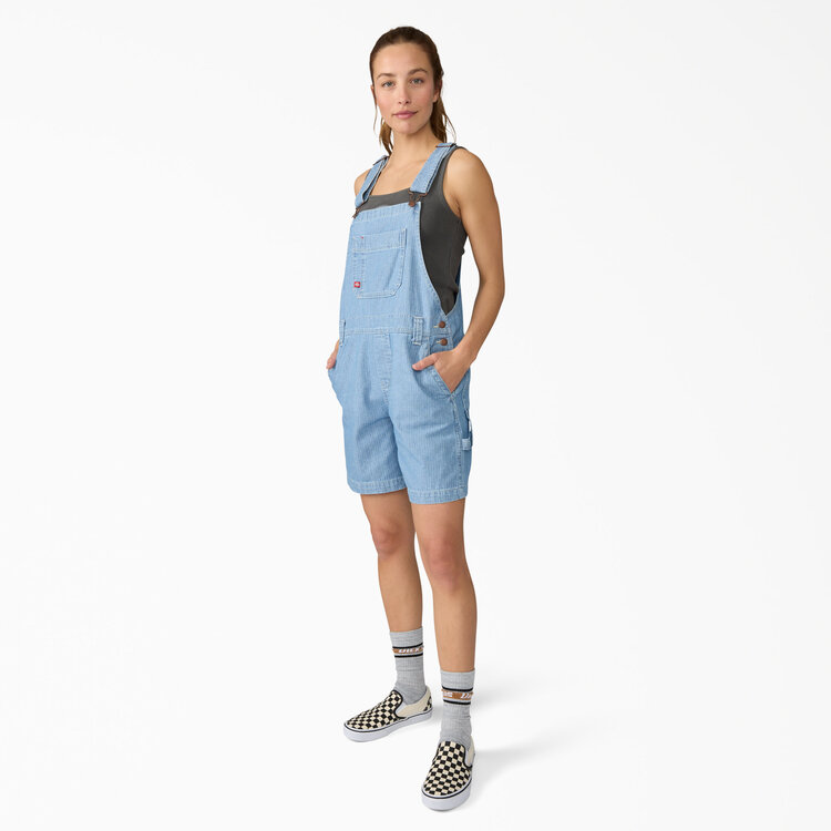 Dickies Dickies 7" Bib Shortall (Womens) | Fisher Stripe
