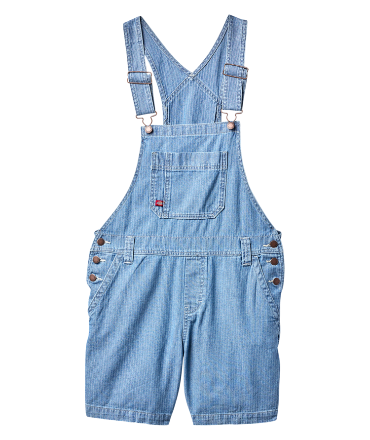 Dickies Dickies 7" Bib Shortall (Womens) | Fisher Stripe