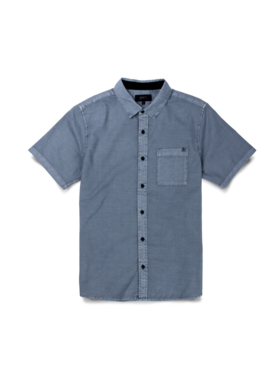 Roark Roark Made To Fade Ss Woven (Mens) | Washed Slate