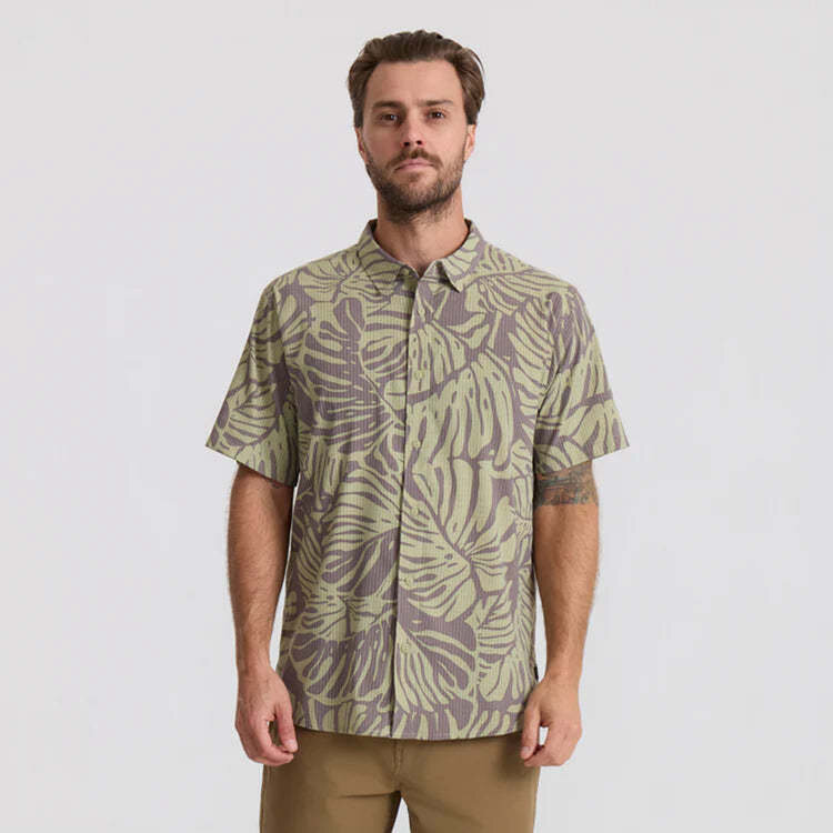 Roark Roark Bless Up Ss Woven (Mens) | Shark