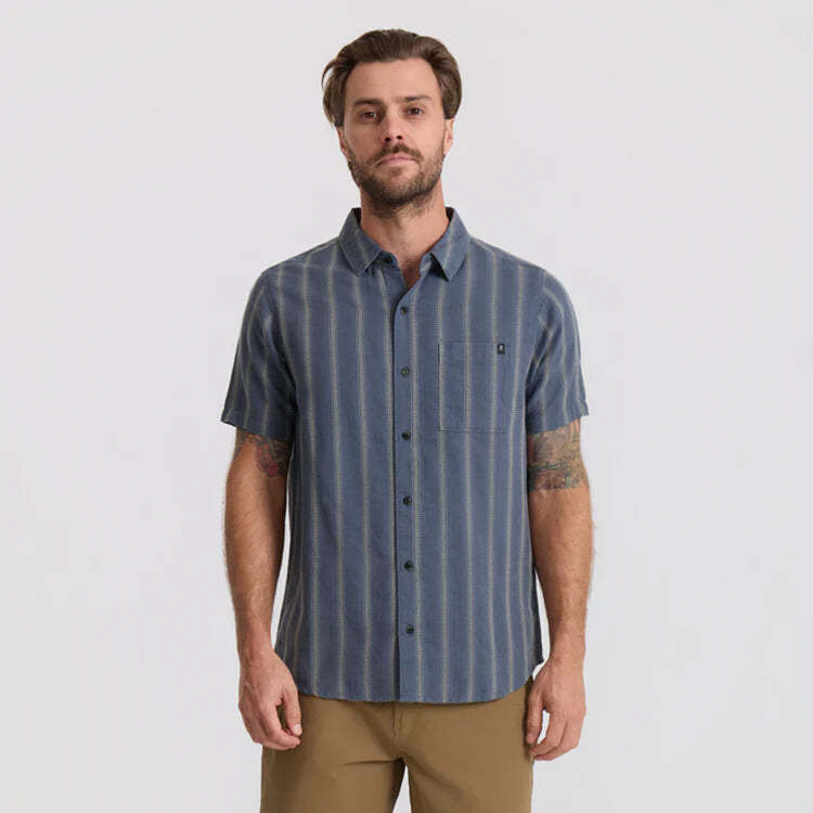 Roark Roark Crosswinds Ss Woven (Mens) | Neptune